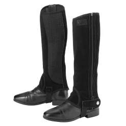 Riding Sport™ Adults’ Synthetic Suede Half Chaps with Silicone Grip Patches