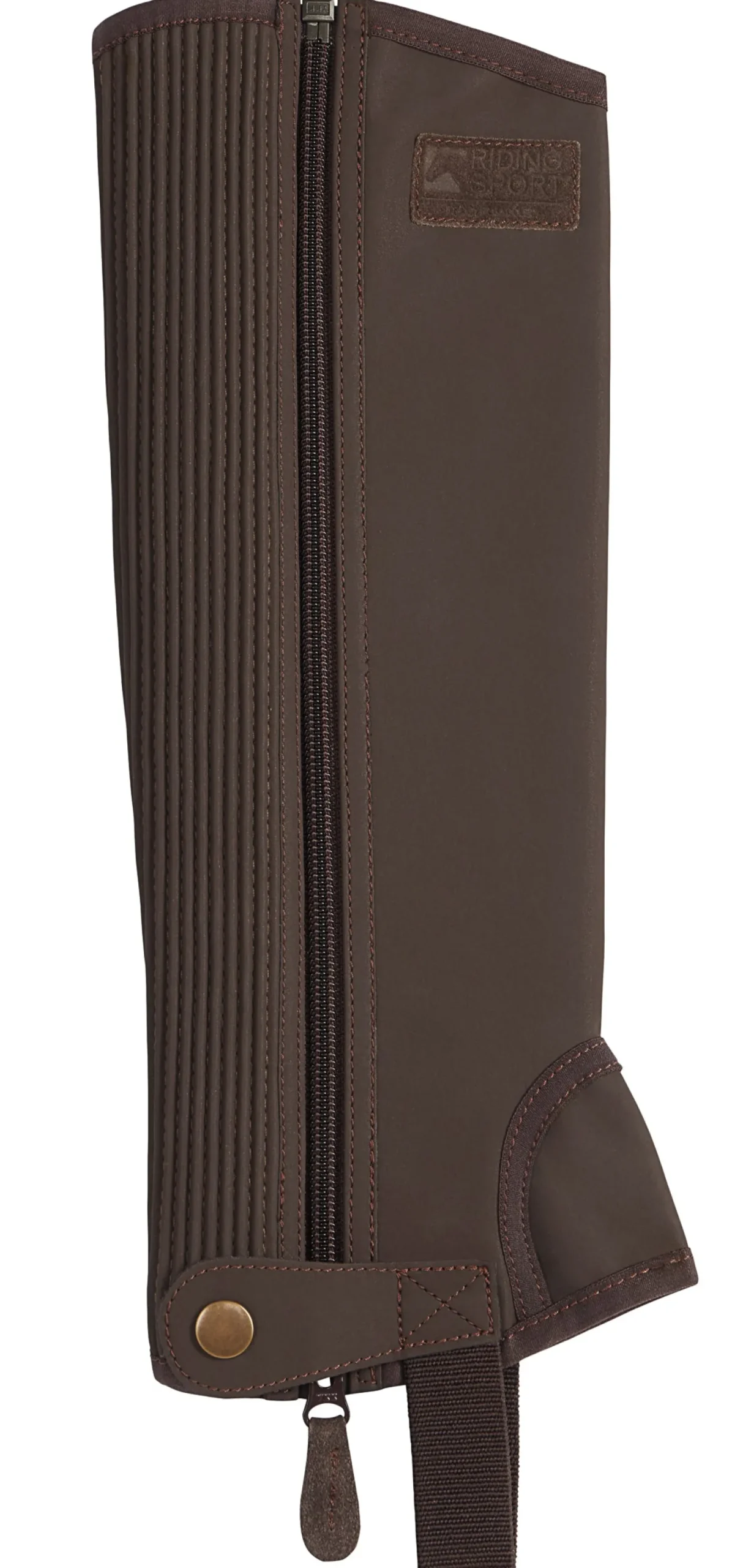 Riding Sport™ Kids’ Synthetic Suede Half Chaps with Silicone Grip Patches