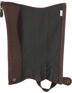 Riding Sport™ Kids’ Synthetic Suede Half Chaps with Silicone Grip Patches
