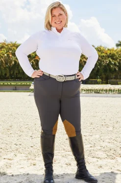 R.J. Classics Gracie Plus-Size Knee-Patch Breech