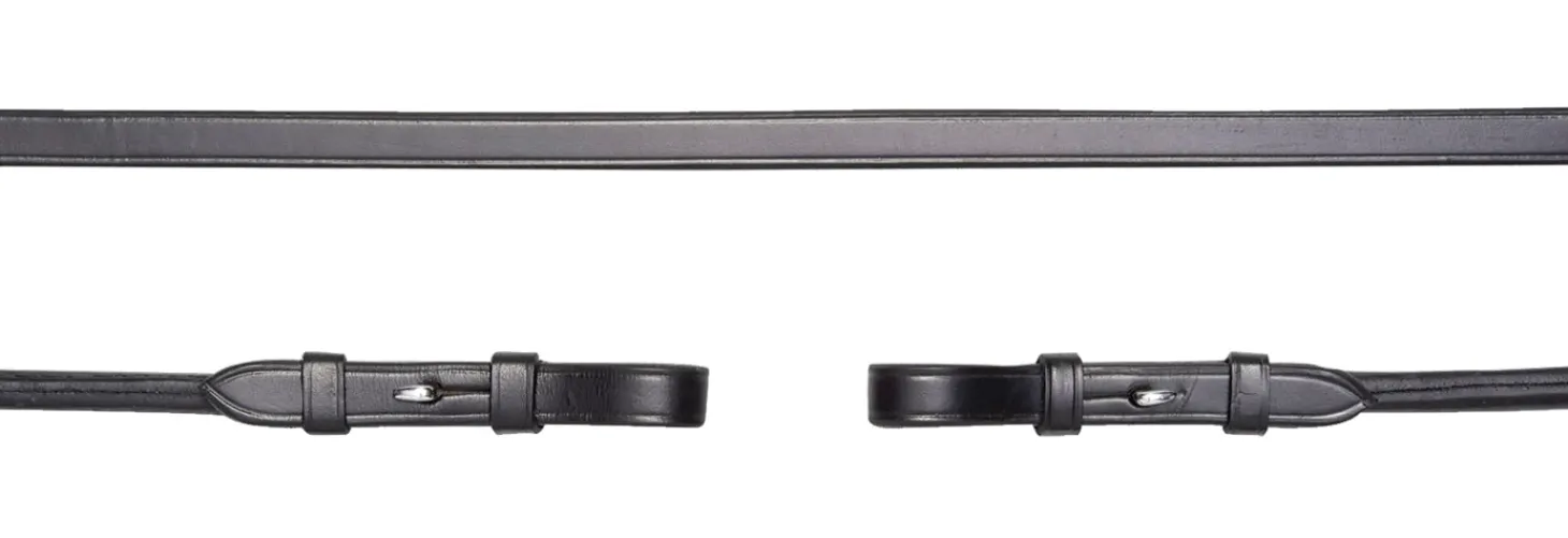 Schockemöhle Rolled Leather Curb Reins