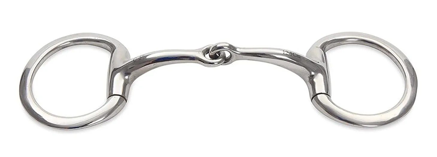 Shires Standard Curved Eggbutt Snaffle Bit