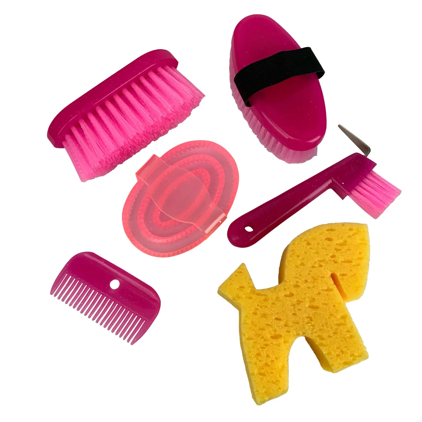 Showman® Kids’ Size Pink Glitter Grooming Kit