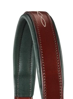 Showmark™ Classic Fancy-Stitched Leather Halter
