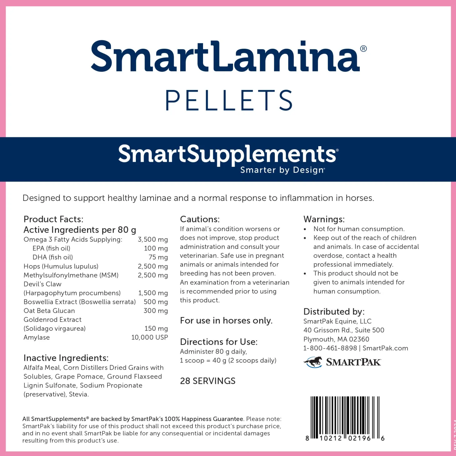 SmartEquine™ Smart Lamina® Pellets - 5 lbs.
