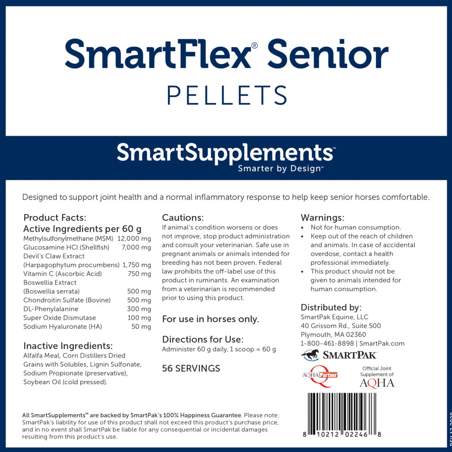 SmartEquine™ SmartFlex® Senior Pellets - 7.4 lbs.