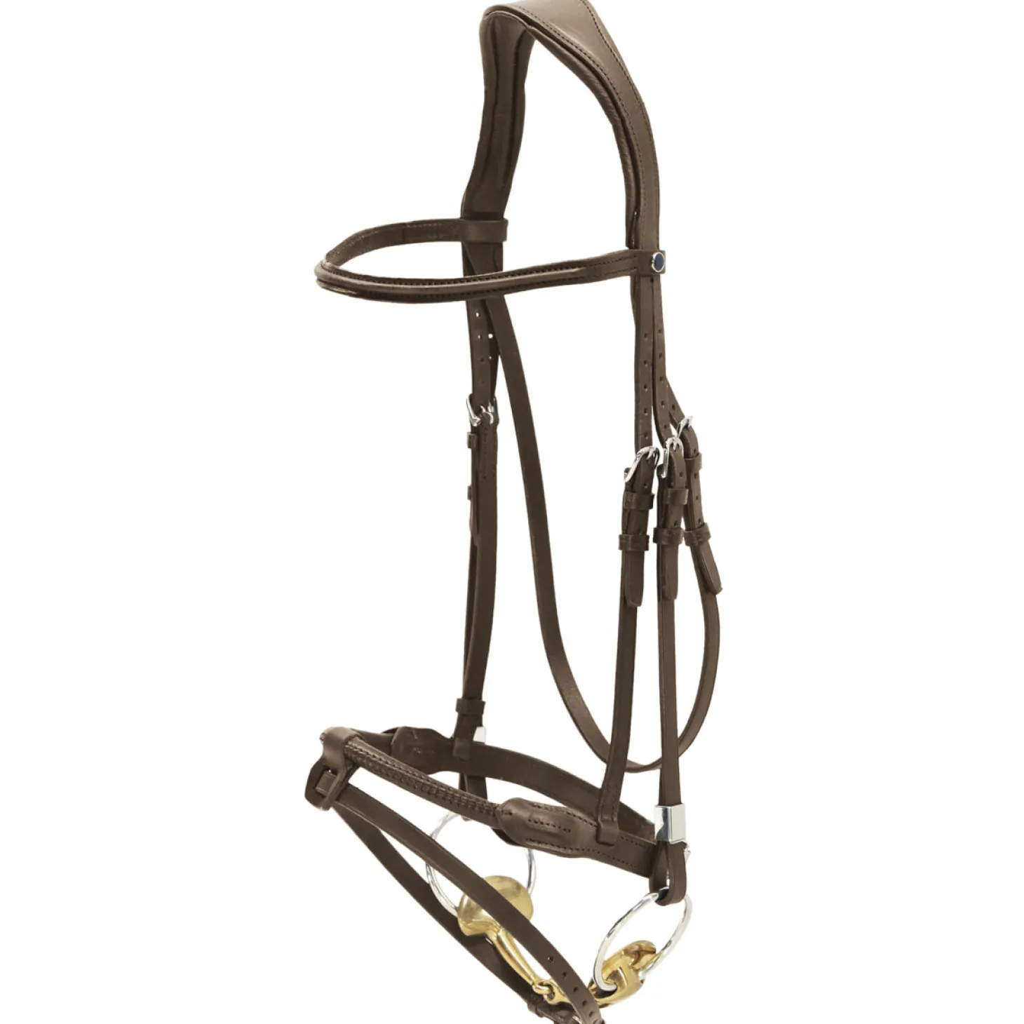 Stübben Pro Jump Bridle with Rope Noseband & Removable Flash