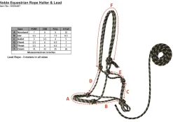 Suffolk™ Rope Halter with Lead