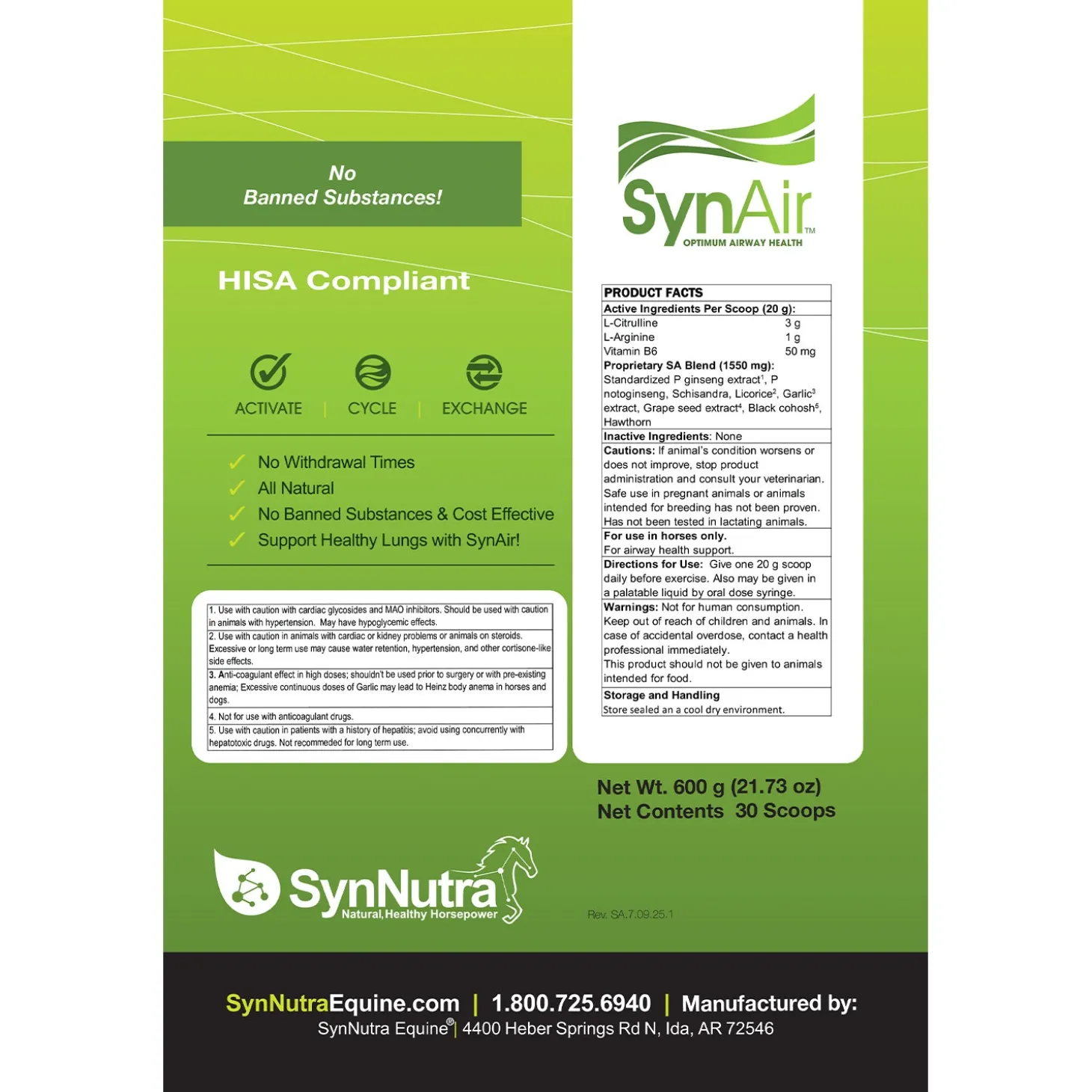 SynNutra Equine® SynAir™ Powder