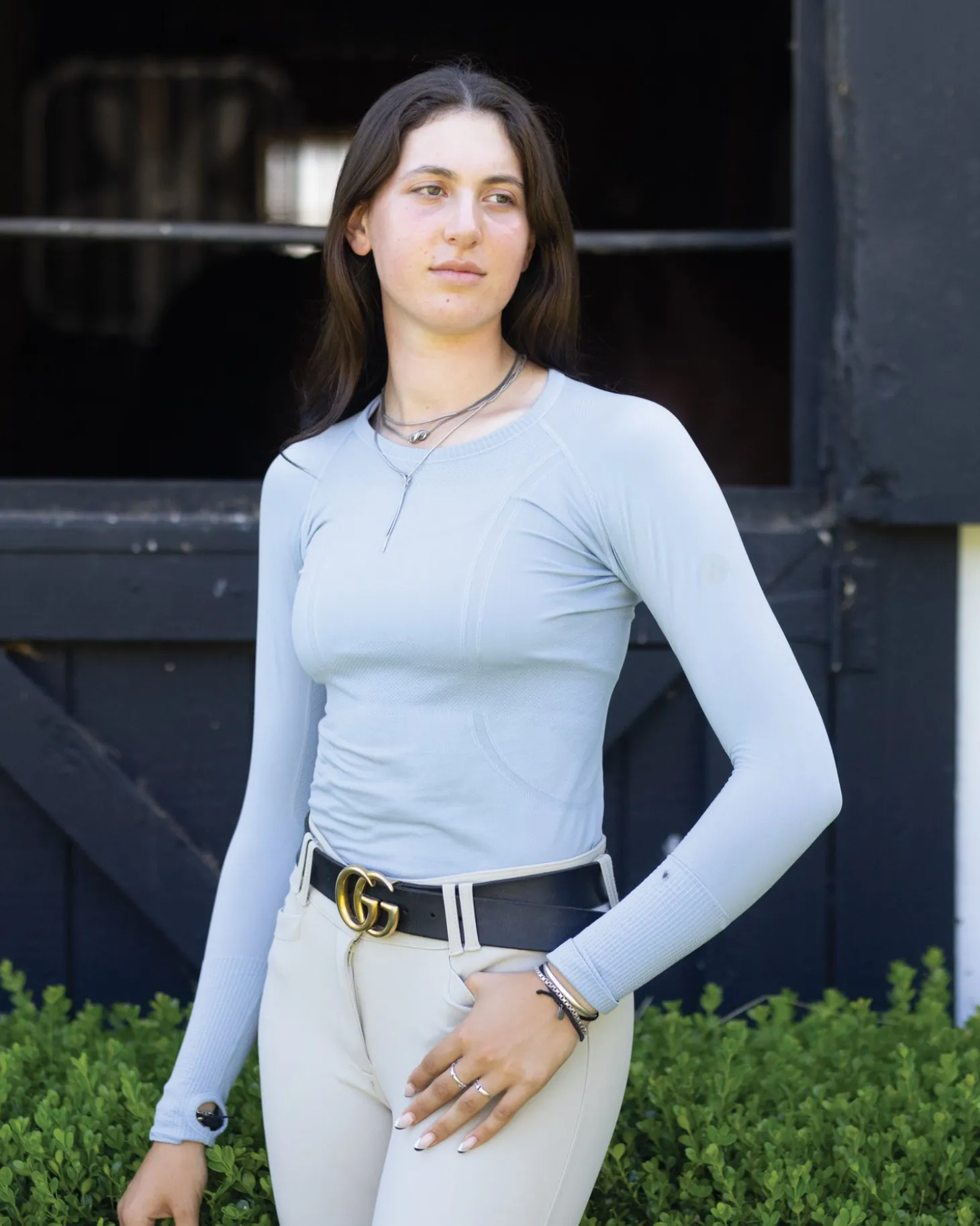 TKEQ Ladies’ Kennedy Seamless Long Sleeve Top