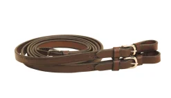 Tory Leather Company 3/4" x 60" Plain Reins with Buckle Bit Ends