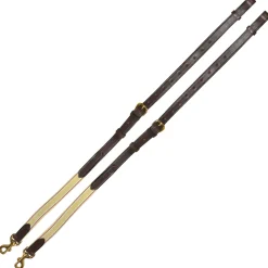Tory Leather Company DS Premium Leather Side Reins with Elastic