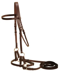 Tory Leather Company English Side Pull with Reins