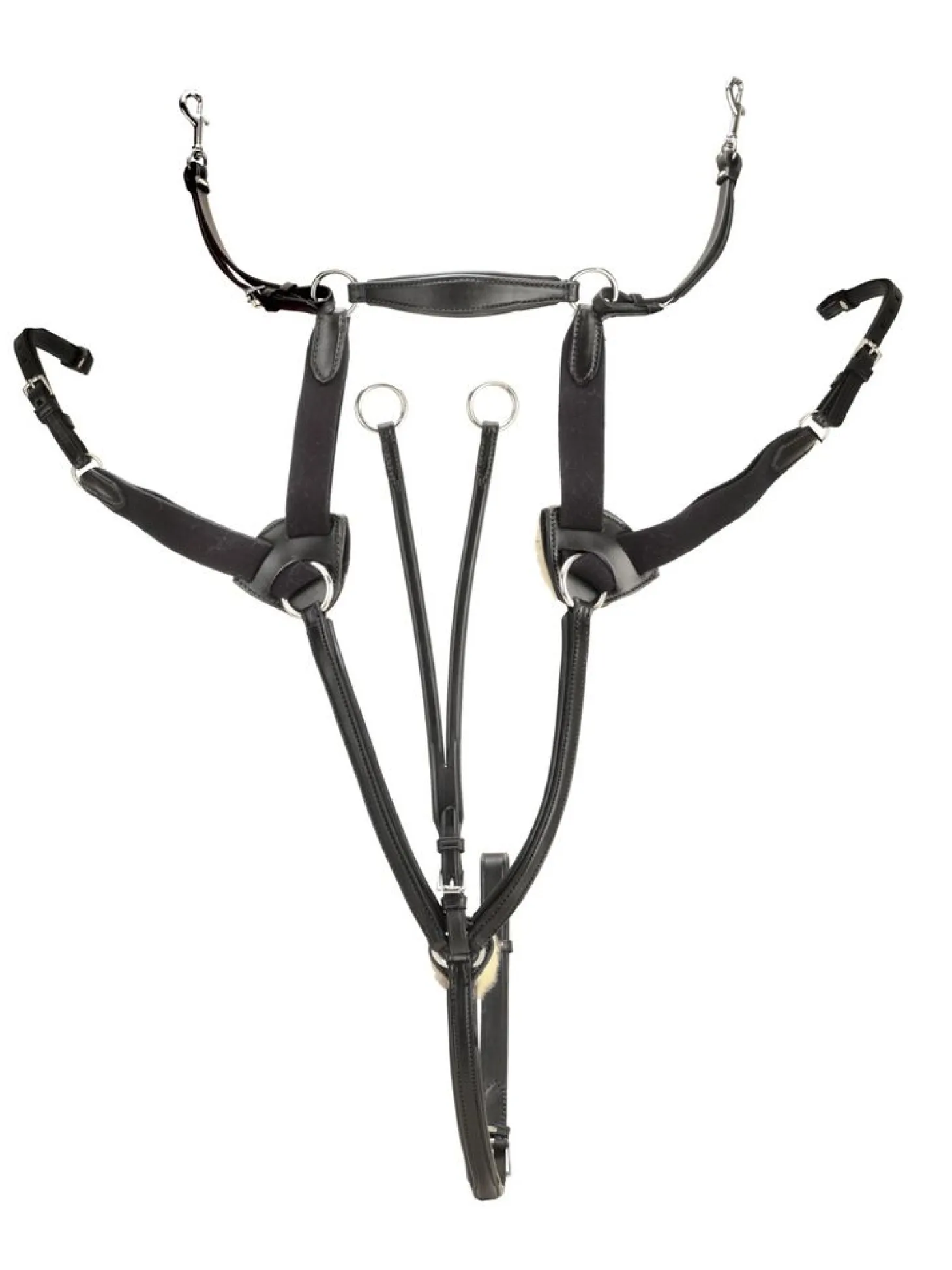 Tory Leather Company Padded 5-Point Breastplate with Running Attachment