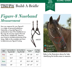 TRU-Fit™ Build-A-Bridle™ Figure-8 Noseband