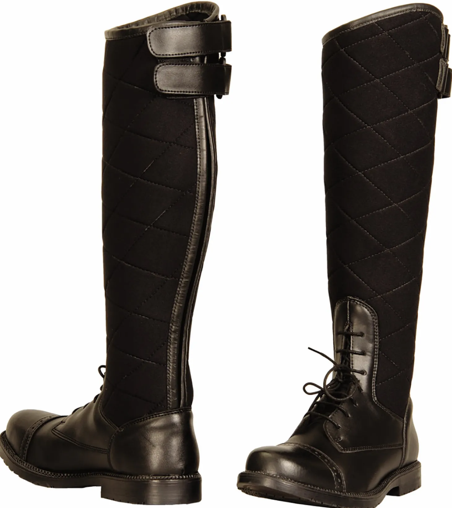 TuffRider® Ladies' Alpine Quilted Field Boots in Synthetic Leather