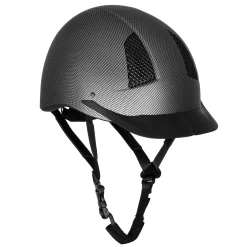 TuffRider® Starter Carbon Fiber Print Helmet