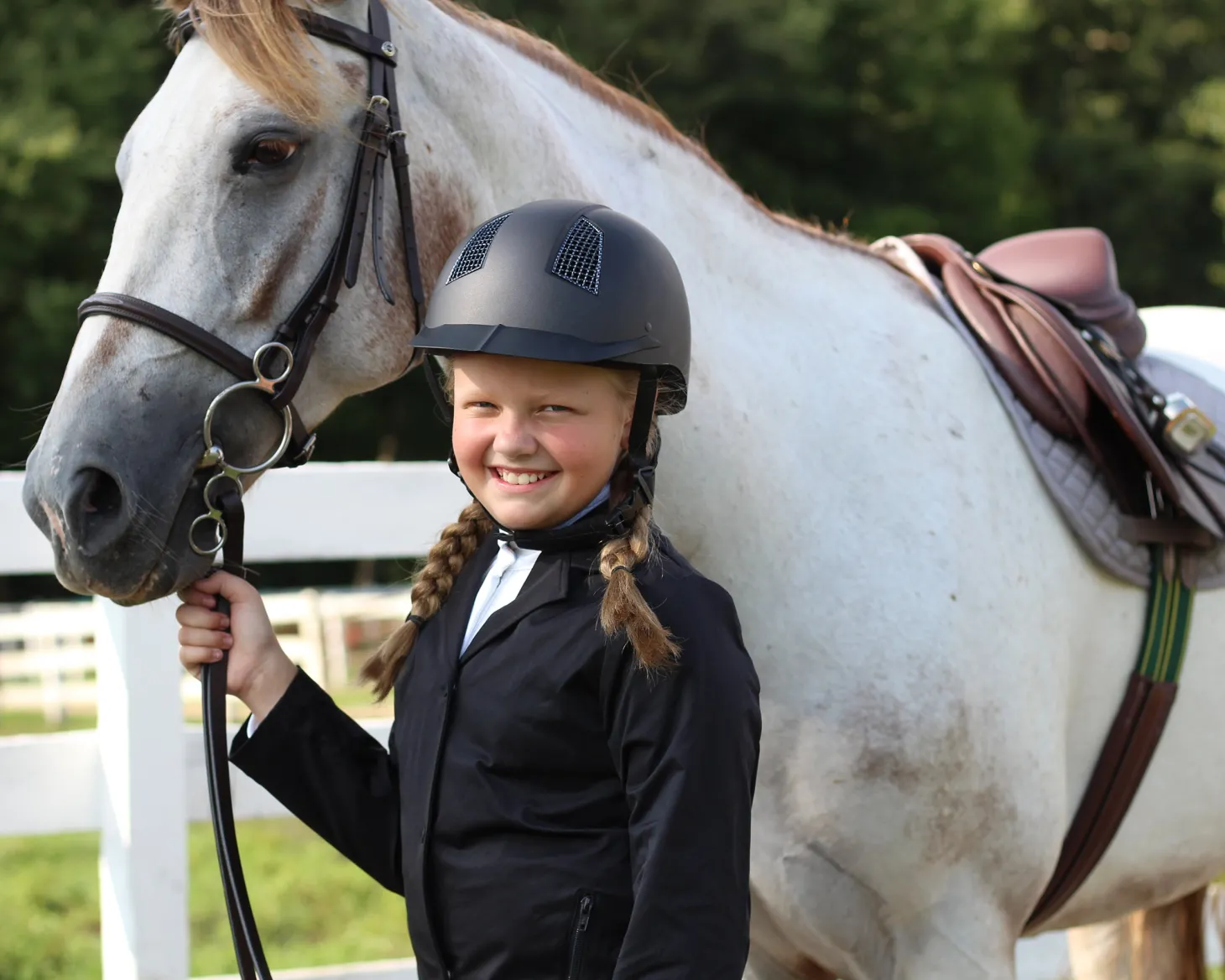 TuffRider® Starter Helmet with Carbon Fiber Grill