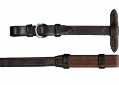 Vespucci Rubber Reins with Stops and Buckle Ends