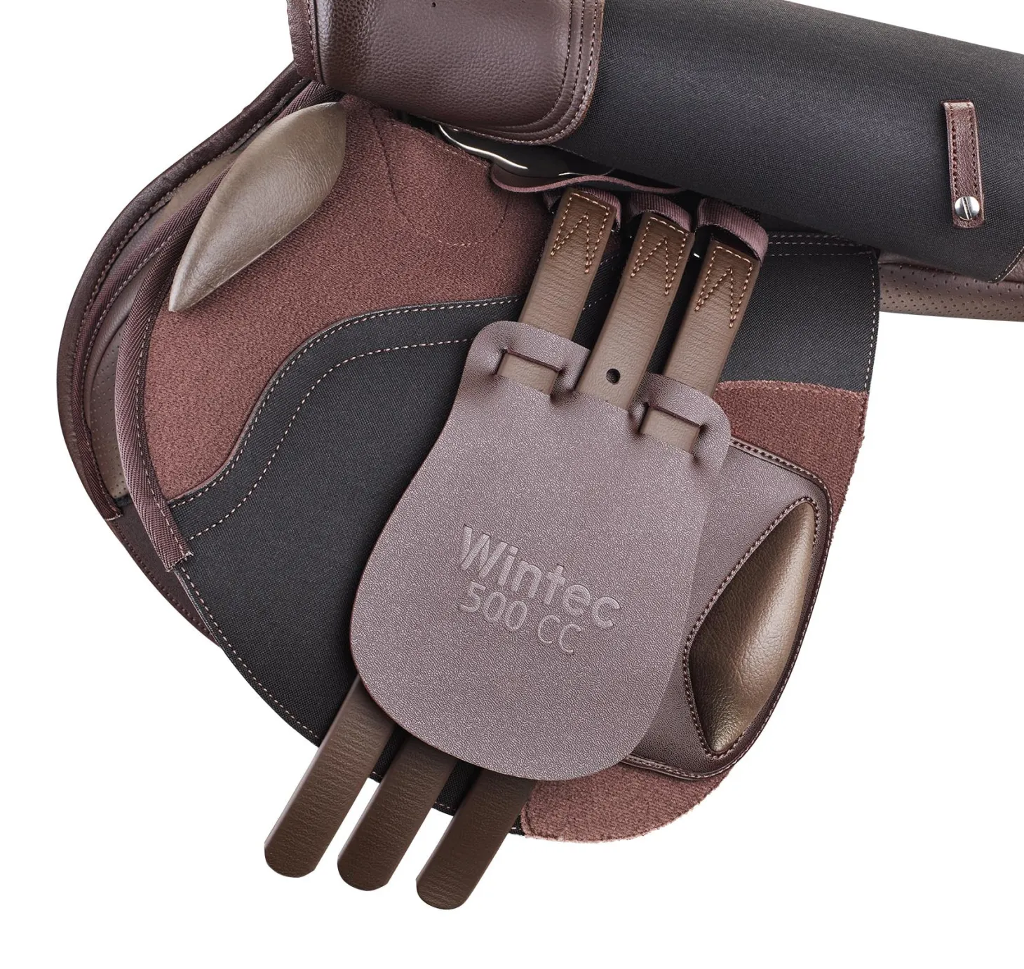 Wintec 500 Close Contact Saddle with Flocked Panels