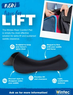 Wintec Riser Comfort Dressage & All Purpose Pad